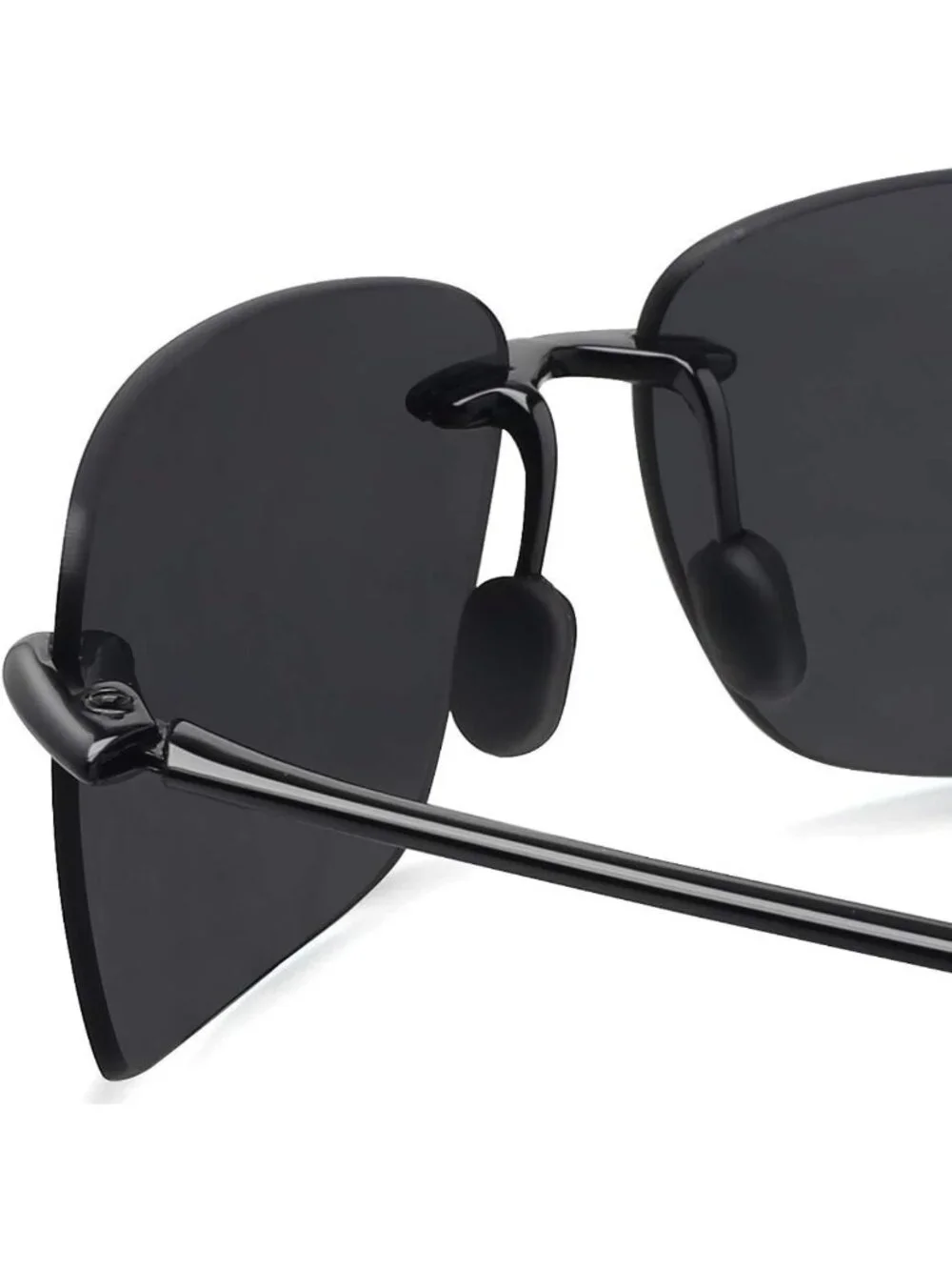 Unisex TR90 Rimless Sports Sunglasses for Running, Fishing, Golf & Driving